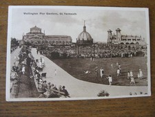 Wellington Pier Gardens, Gt.Yarmouth, Norfolk - posted 1926