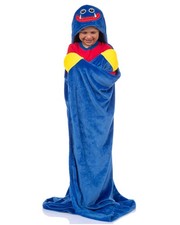 Hooded Blanket Throw Plush