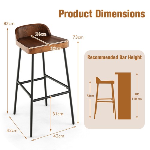 Industrial bar stools tall - industrial,