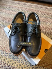 Timberland Deviation 3 Eye Lug Sole Dark Green Leather Boat Deck Shoes 9uk