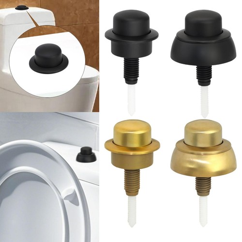 Toilet button single - single, flushing