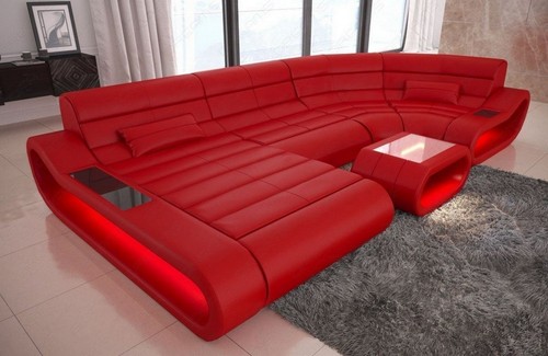 Living area leather - living,