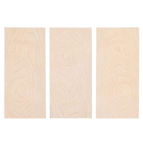 3pcs maple wood guitar - wood, head