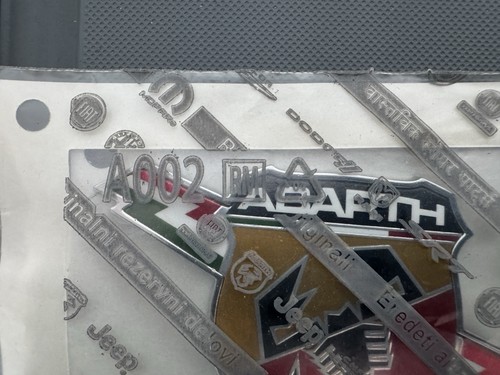 Abarth 595 side badge - abarth, emblem