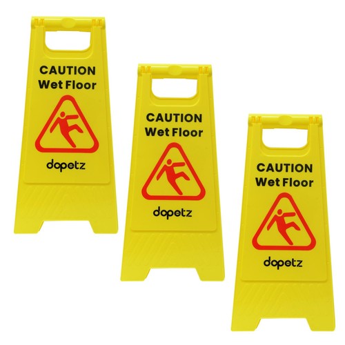 Caution wet floor sign - caution,