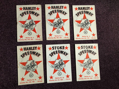 Speedway programmes hanley - x, 6