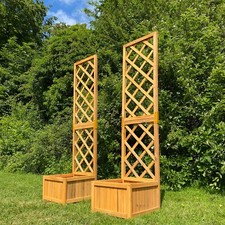 Wooden trellis planter - 2,