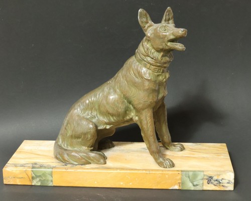 Old art deco - deco, bronze
