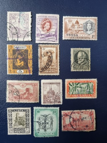 Vintage world stamp collection - vintage,