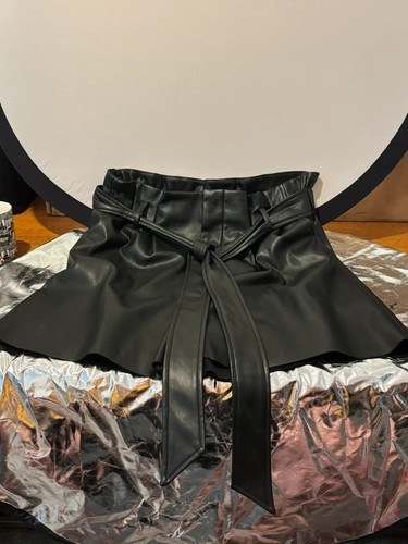 Women zara black leather - women’s,