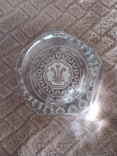 Glass Paperweight - Royal Wedding Charles And Diana 1981 7.5cm