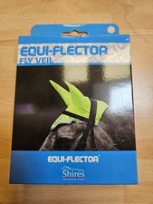 Shires equi-flector fly veil full PINK