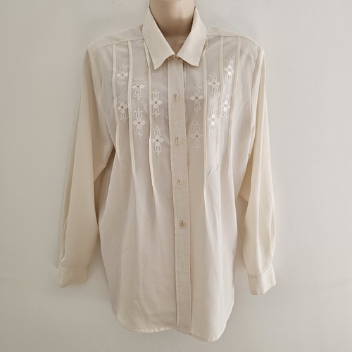 Vtg jacques vert cream long - vtg,