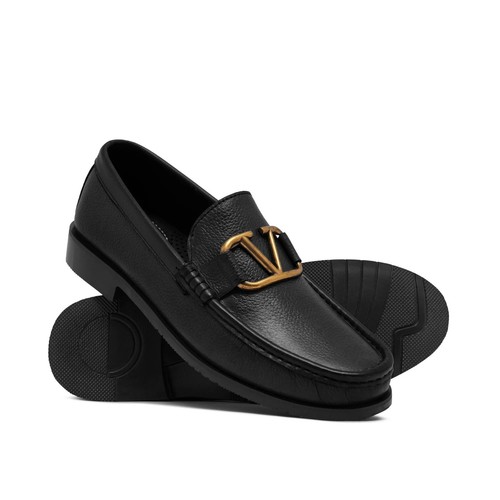 Handmade black leather brogue - handmade,