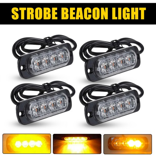 Yellow led grill strobe - grill,