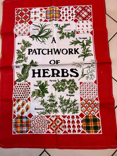 Vintage tea towel - towel,