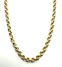 9ct gold belcher - gold, chain