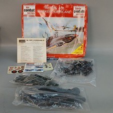 Monogram Me 109E & Hawker Hurricane Military Aircraft #6082 Model Kits x2 -CP 