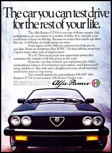 1984 alfa romeo gtv6 vintage - 1984,