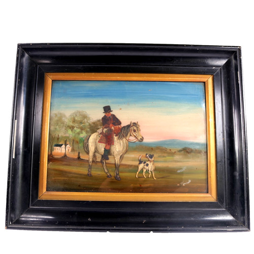 Antique victorian painting - victorian,