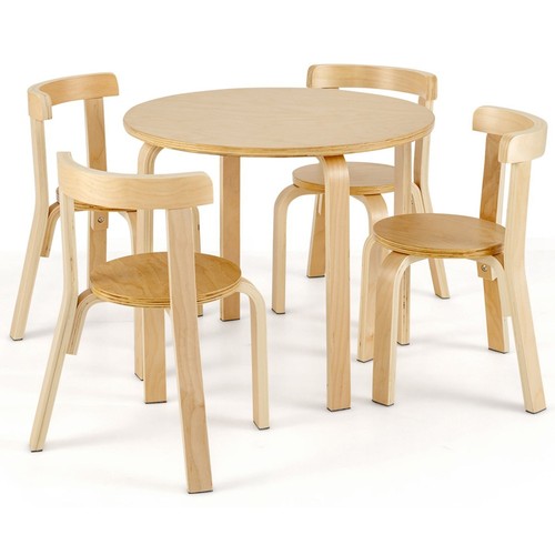 Bentwood dining set seater - set, 4-seater
