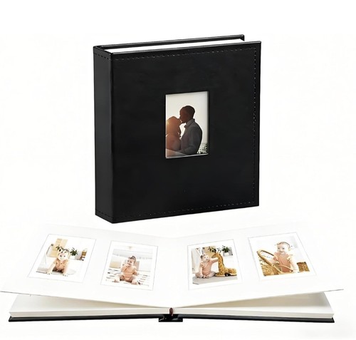 Black leatherette photo - photo, album