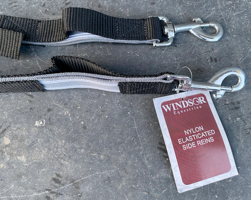 Elasticated side reins with - elasticated,