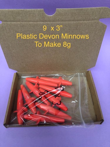 Devon minnows shells - x, 3"