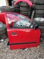 HYUNDAI I10 5DR 2009 MK1 FRONT DOOR RED H4 COMPLETE  O/S Driver side H4
