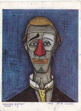 Bernard Buffet Head of a Clown