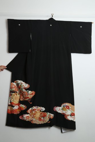 Vintage japanese kimono - vintage,