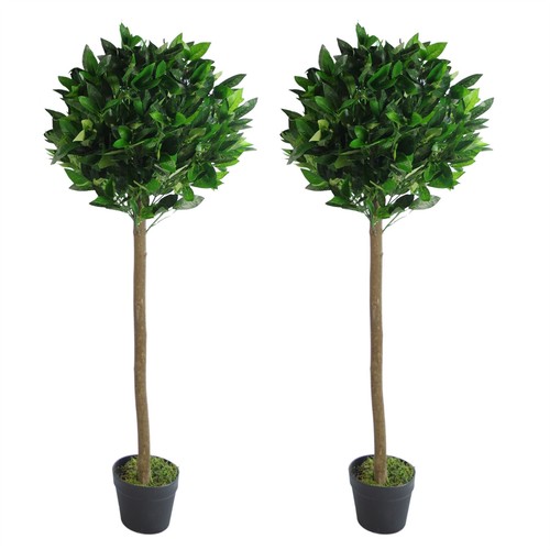 Artificial bay laurel topiary - artificial,