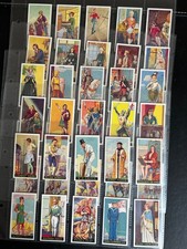 FULL SET - GODFREY PHILLIPS- FAMOUS MINORS (1936) VG CONDITION 