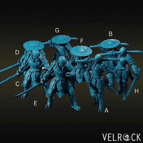 Alien samurai miniature - alien,