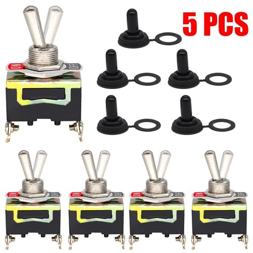 Metal toggle switch volt on - switch,