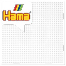 Large White Interlocking Square Hama Beads Pegboards for Midi Fuse Beads 234