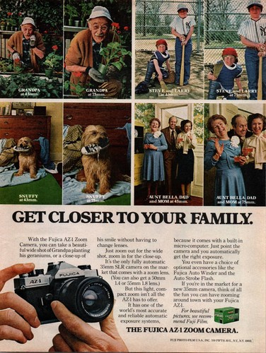 Fujica zoom camera - zoom, slr