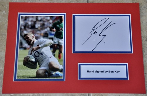 Ben kay signed - card, &