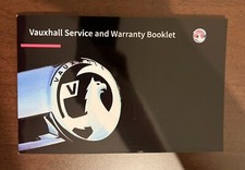 Vauxhall Service History Book