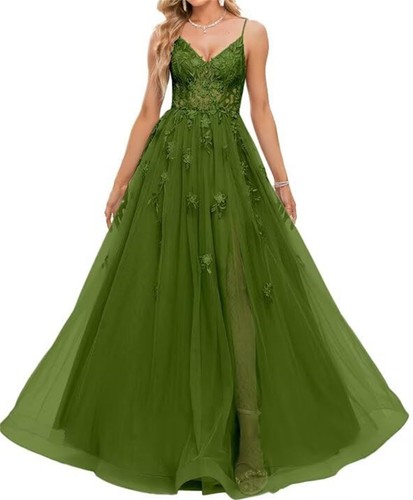 Evening gowns spaghetti straps - gowns,