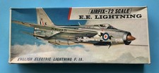 1960s AIRFIX - 72 E.E. LIGHTNING F. 1A MODEL AIRCRAFT, COMPLETE, UNASSEMBLED