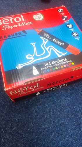 Berol dry wipe markers - berol,