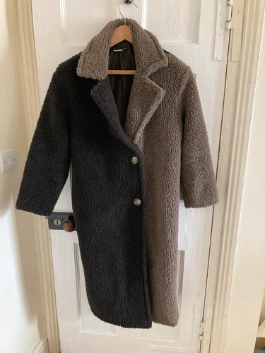 Grey and black - coat, size
