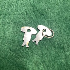 Classic Car Motorcycle Lucas Type Ignition Spare Spade Key NOS x2 