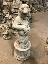 Bare knuckle boxers Garden/home solid stone ornaments heavy,boxing on the cobble