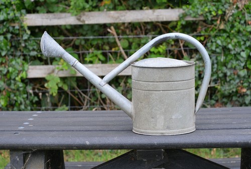 Old vintage galvanised - old,