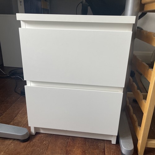 Ikea malm white bedside - malm,