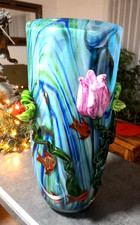 Glass vase vase art vase