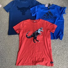 JOULES Adidas Underarmour T-Shirt  bundle 11-12 Years Blue Boys' Cotton  Top