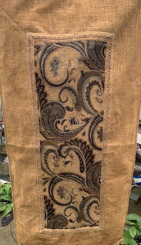 Vintage style gold chenille - gold,